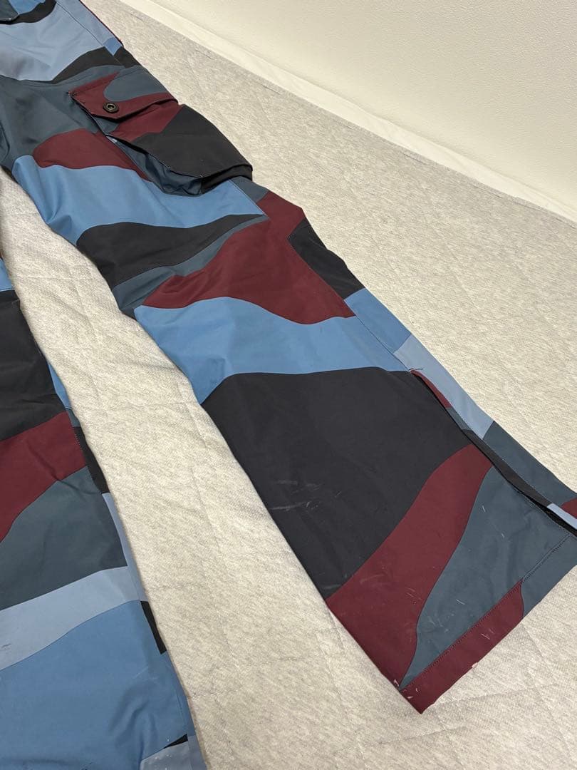 スノーボードウエア  ドープ スキーウエア 迷彩 紺色