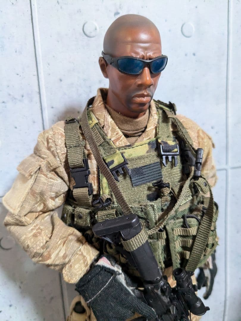 アメリカ軍特殊部隊 1/6 12インチ黒人兵士 cs8