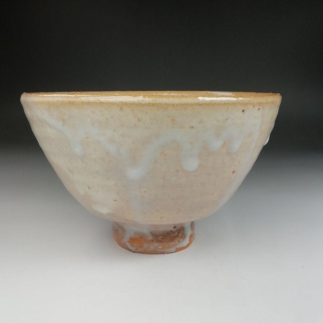 Ｔ５９２　茶碗　『萩焼』『長沢窯　原田隆峰 作』　共箱　抹茶碗　茶道具