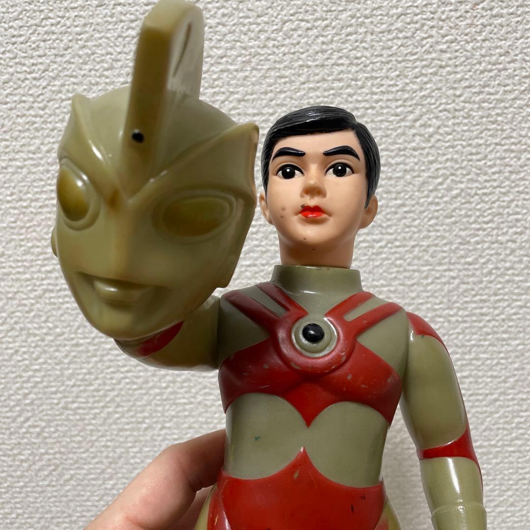 ウルトラマンシリーズ フィギュア マスク付き　大サイズ　当時物　ブルマァク