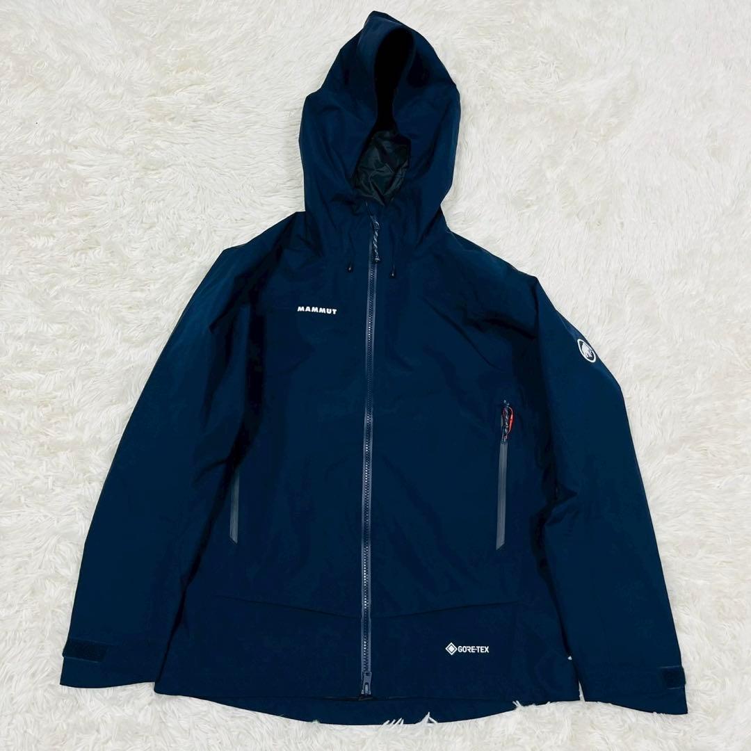 MAMMUT アヤコプロ2.0ハードシェルフーデット L レディース ネイビー