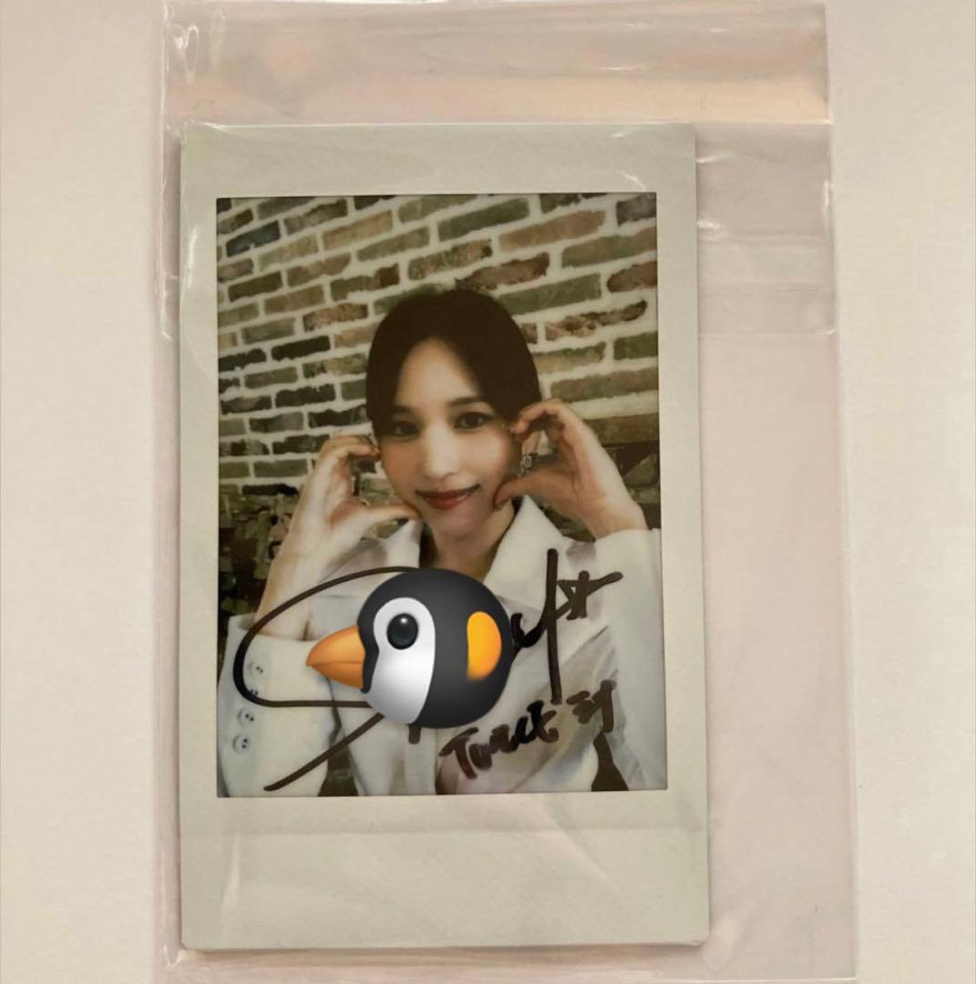 TWICE ミナ 直筆サイン入りチェキ 2023 シーグリ