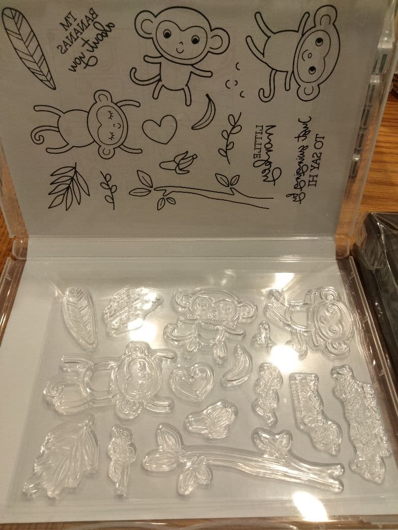 未使用　リトルモンキー　パンチふ＆スタンプ　スタンピンアップ