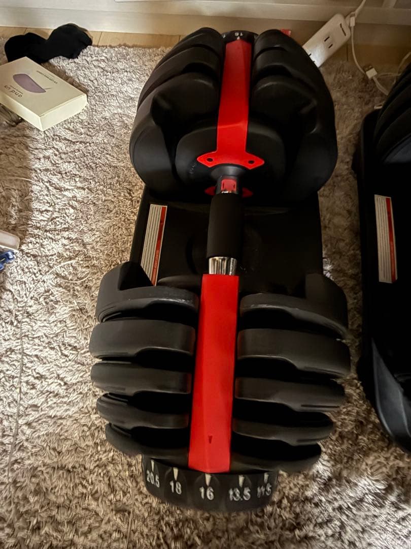 調整可能ダンベルセット 24kg(直接引き取りのみ)