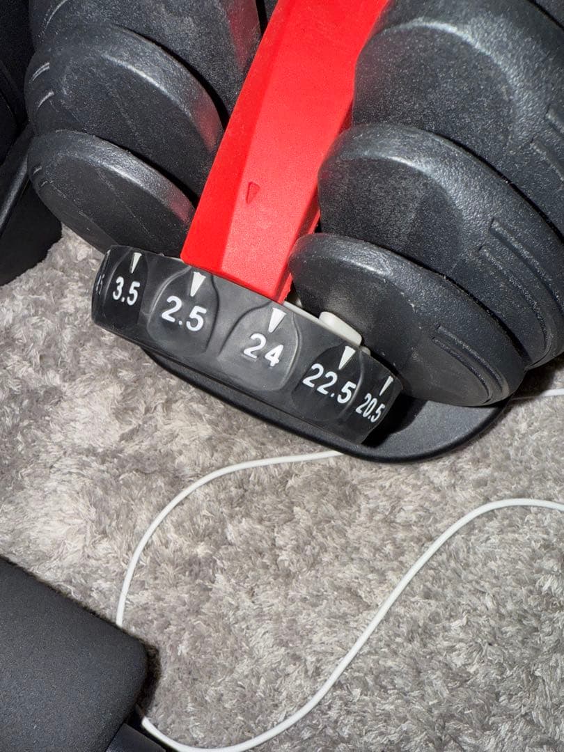 調整可能ダンベルセット 24kg(直接引き取りのみ)