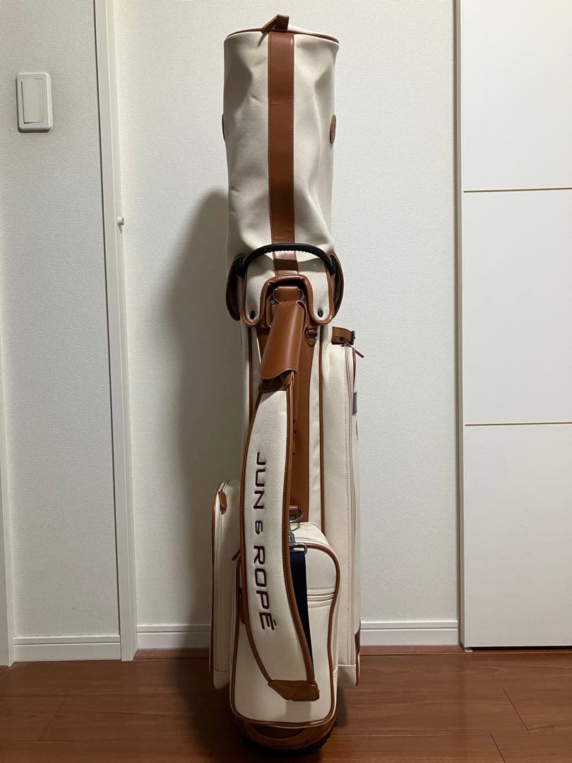 JUN & ROPE' キャディバッグ ベージュ 8.5型 46インチ対応