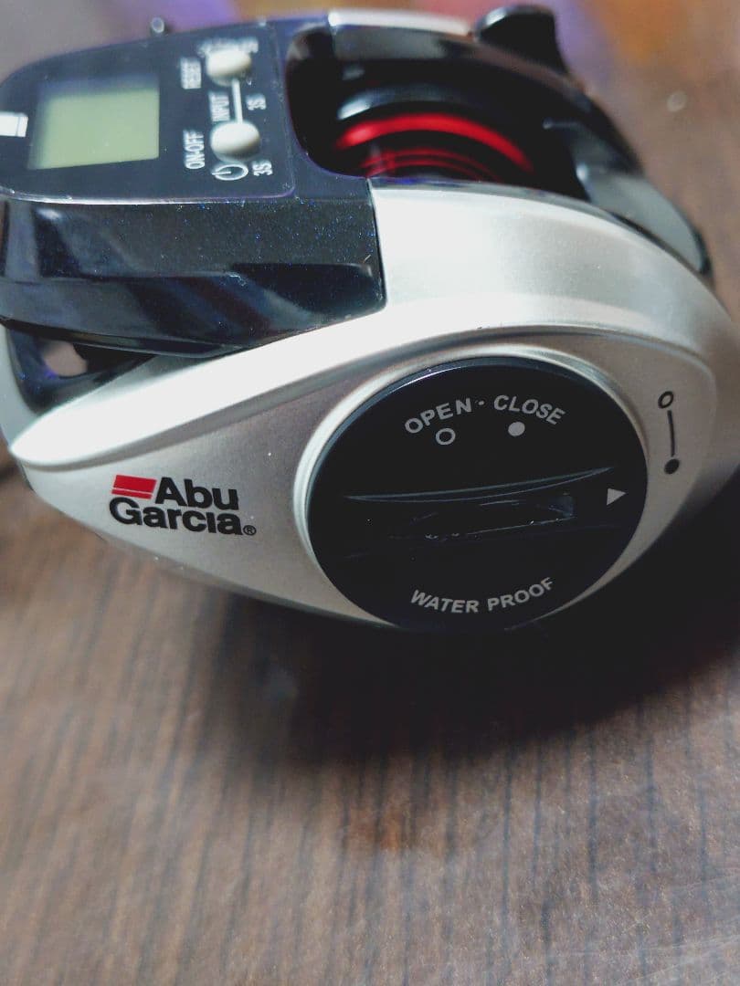 アブガルシア MAX DLC H 右巻きパワーハンドル　PEライン付き