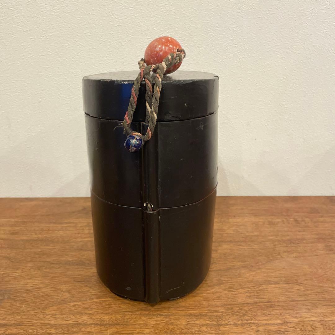弁当箱　時代物　骨董　漆塗り　古美術　古道具