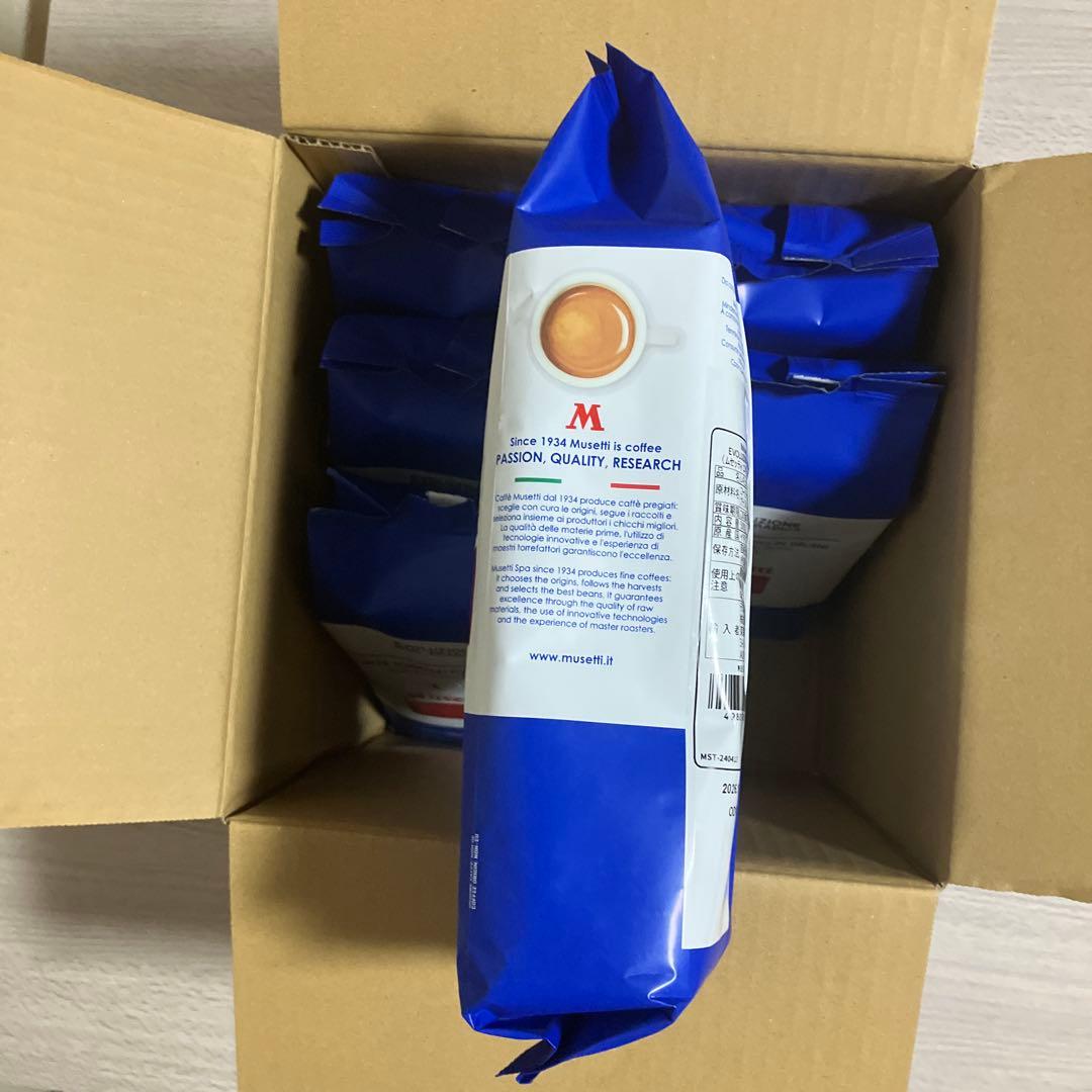 Musetti 100%アラビカ コーヒー豆 500g 6袋入り