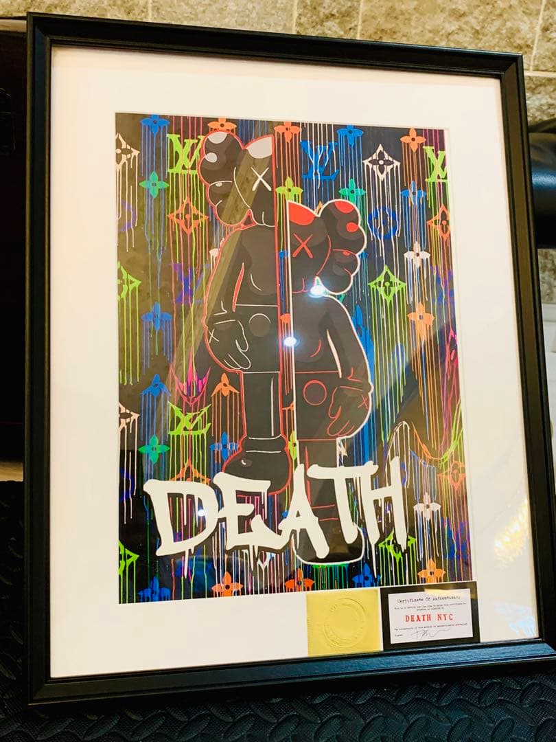 最新入荷限定品！正規品DEATHNYC 世界限定100枚 バンクシー カウズ