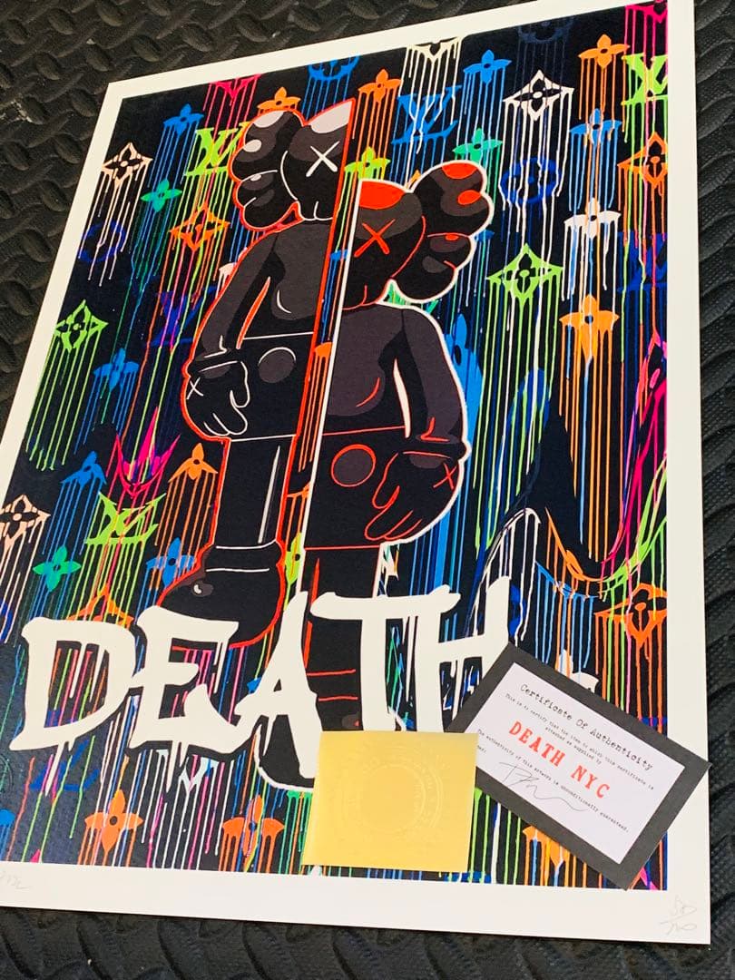 最新入荷限定品！正規品DEATHNYC 世界限定100枚 バンクシー カウズ