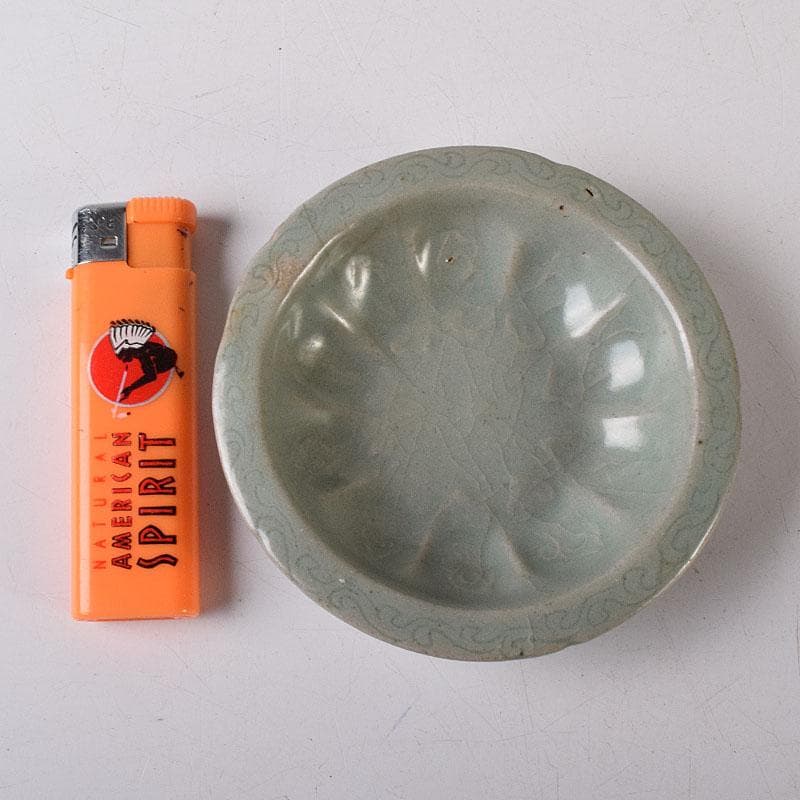 中国　龍泉窯　粉青釉　小皿　小鉢　古玩器　C　R8467