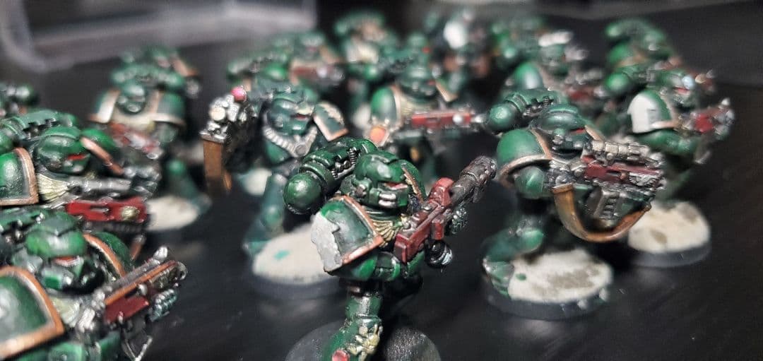 ウォーハンマー40k スペースマリーン戦術部隊。ミニチュア20体