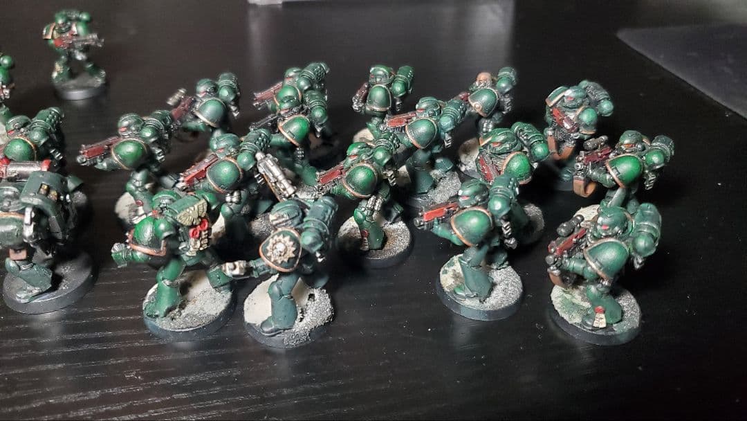 ウォーハンマー40k スペースマリーン戦術部隊。ミニチュア20体