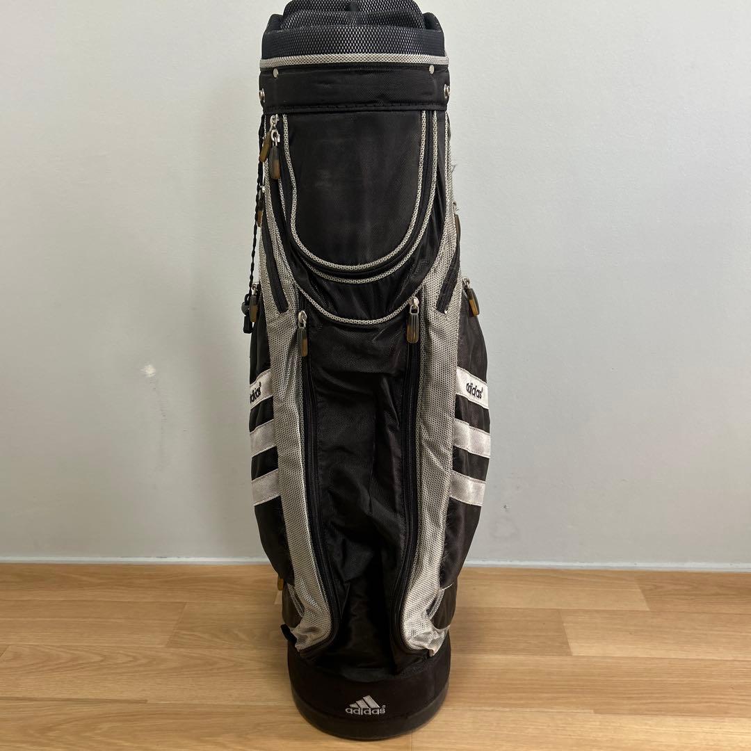 adidas キャディバッグ ブラック/シルバー