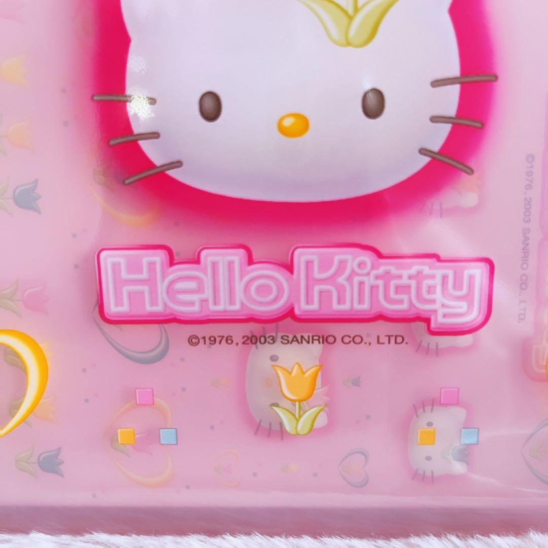 希少レア　ハローキティ　ケース入　レターセット　チューリップ　2003 サンリオ