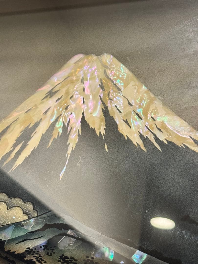 螺鈿山富士額 和室飾り額