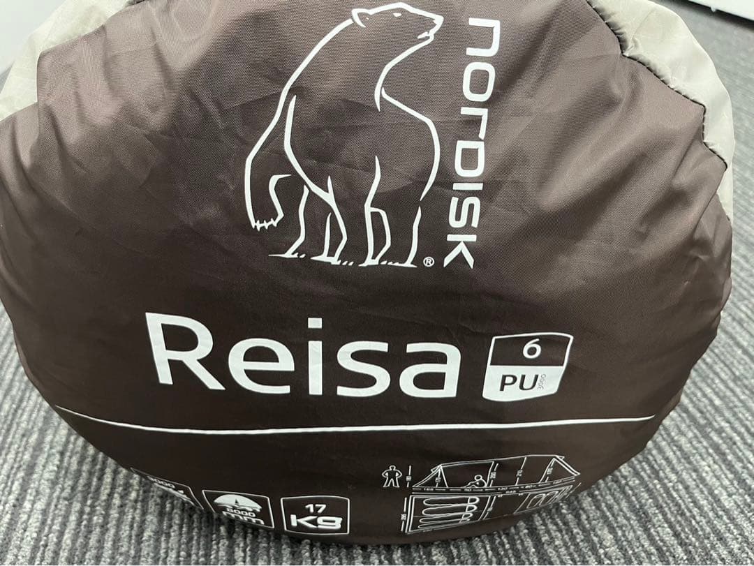 試し張りのみアルペン限定　ノルディスク　レイサ6 Reisa6 PUスカート付