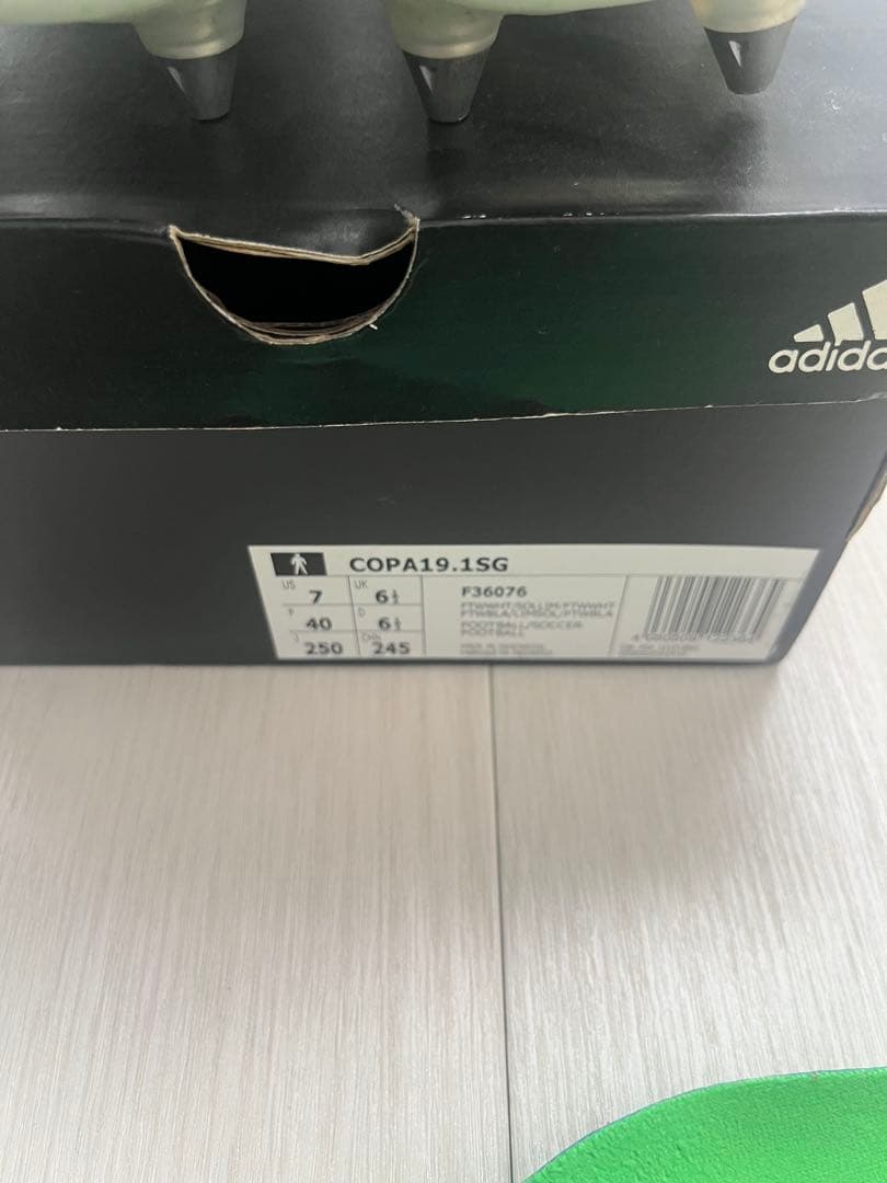 adidas COPA 19.1 サッカースパイクSGモデル　25.0