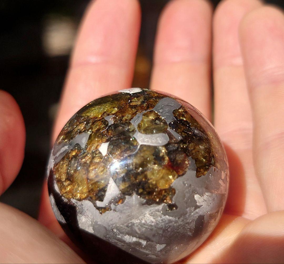 隕石 ボール セイムチャン 丸玉　パラサイト 186g ⭐⭐⭐