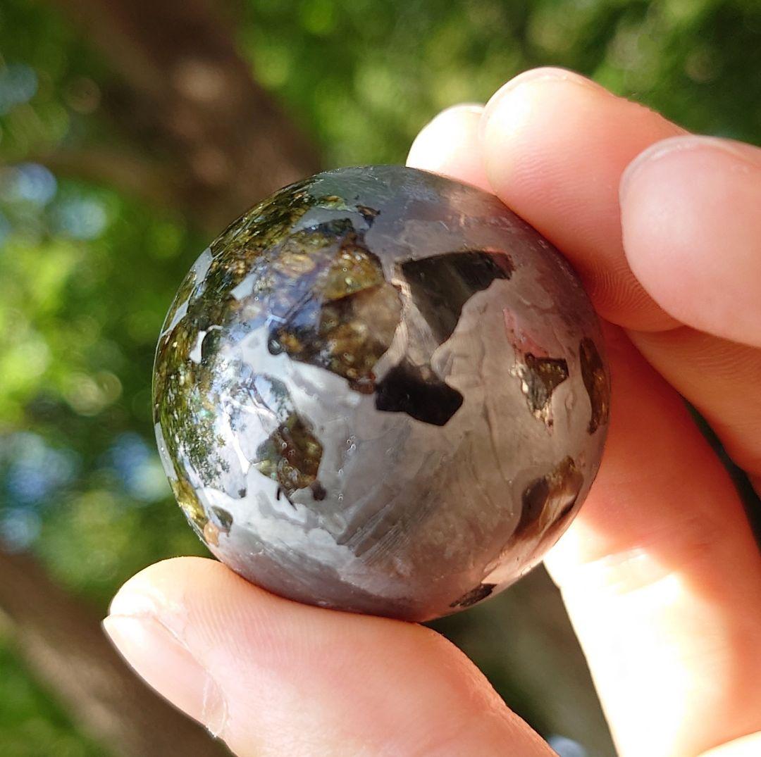 隕石 ボール セイムチャン 丸玉　パラサイト 186g ⭐⭐⭐