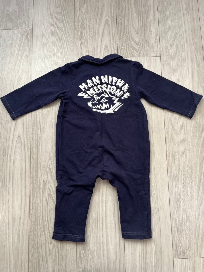 【レア】MAN WITH A MISSION ベビー戦闘服 ロンパース　80