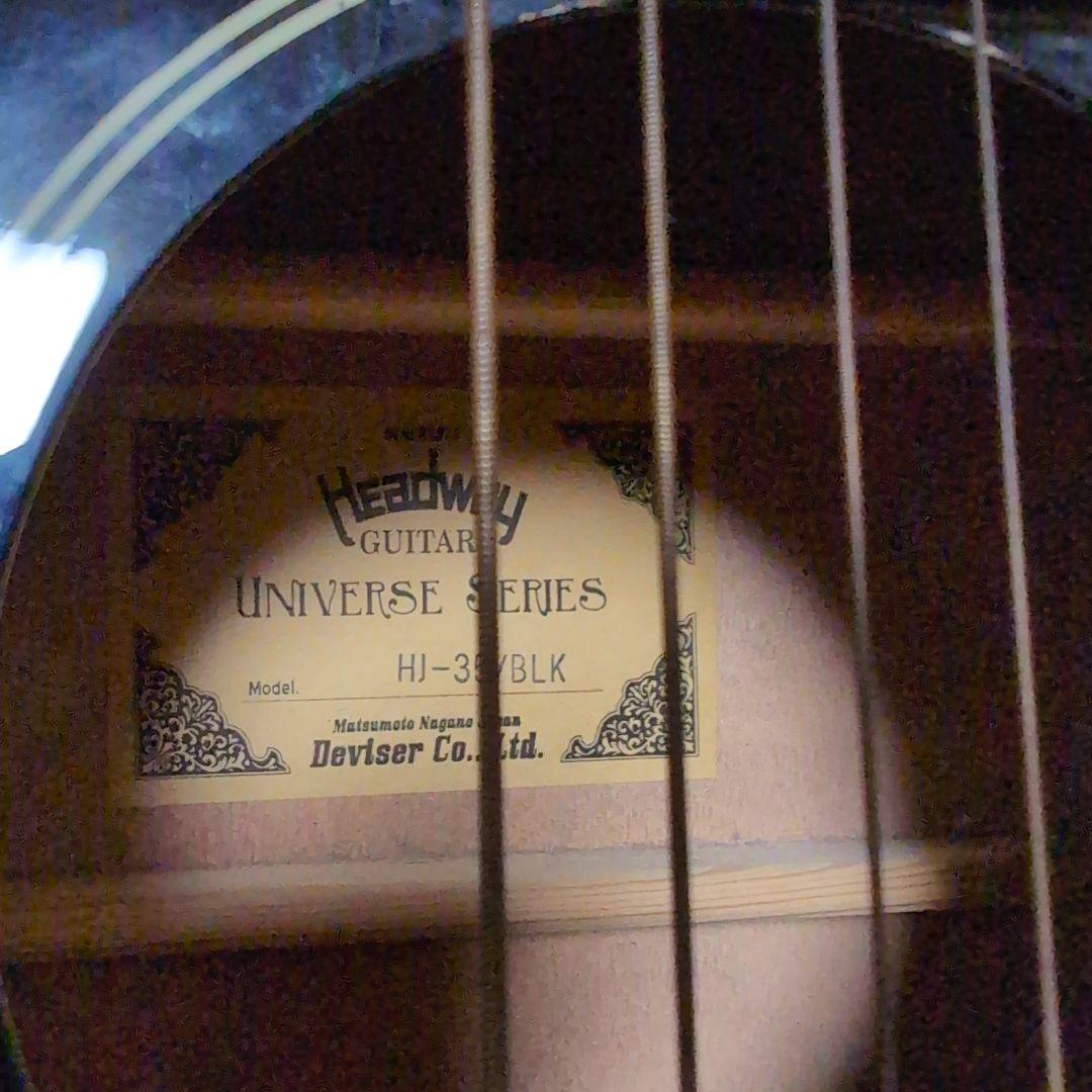 Headway HJ-35BLK アコースティックギター