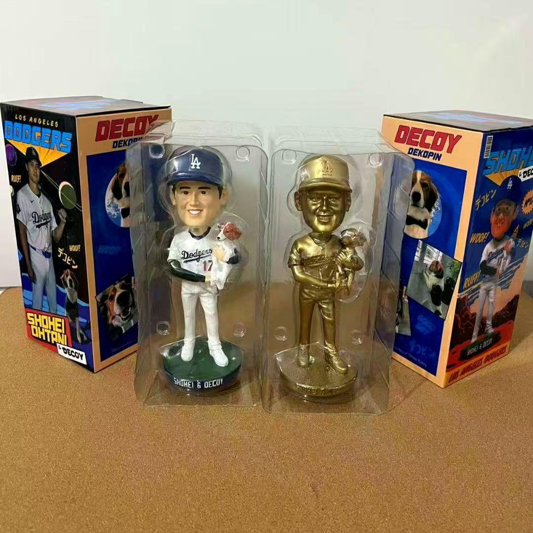 限定品金色 大谷翔平 デコピン バブルヘッド +大谷翔平 デコピン ボブルヘッド