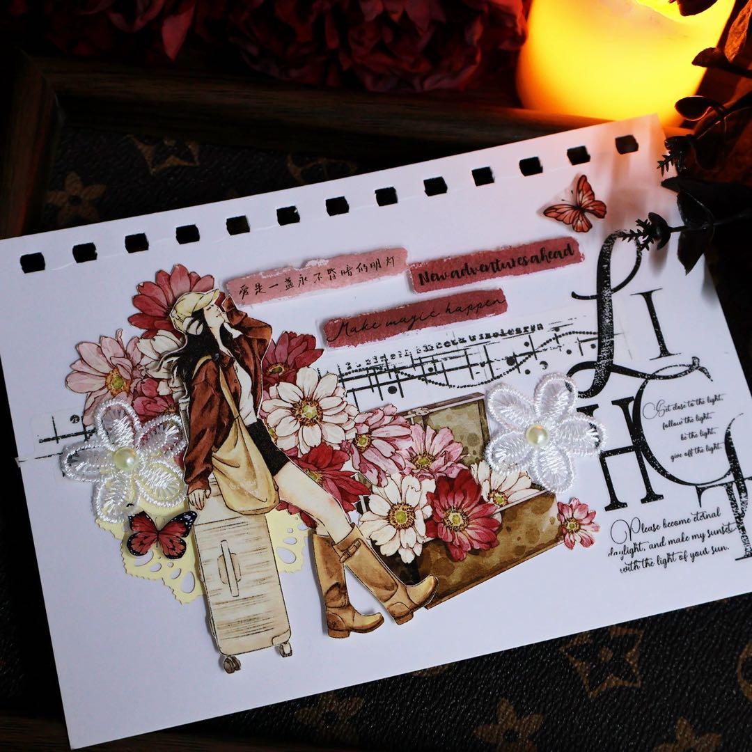 繁花文创《威廉文字》海外マスキングテープ　マステ 【2665】