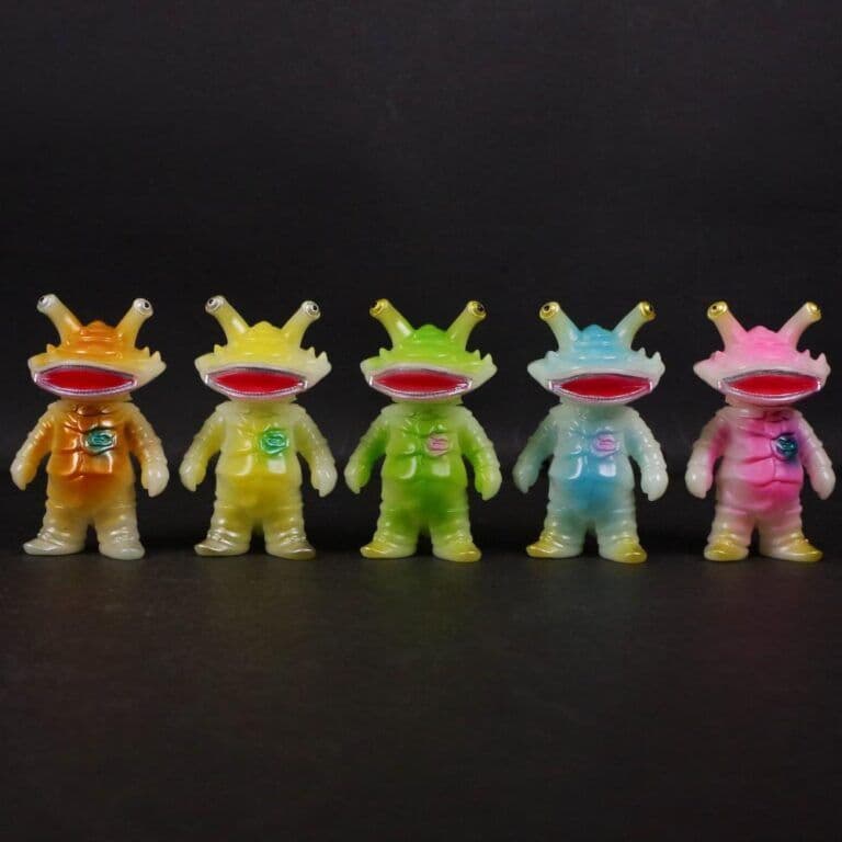 ブルマァク ちびカネゴン(蓄光イエロー/ゴールド/ピンク/グリーン/ブルー)