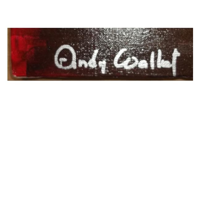 真作　Andy　Wallet　奇跡が起きるとき　神秘十字　凄いパワーを感じる絵画