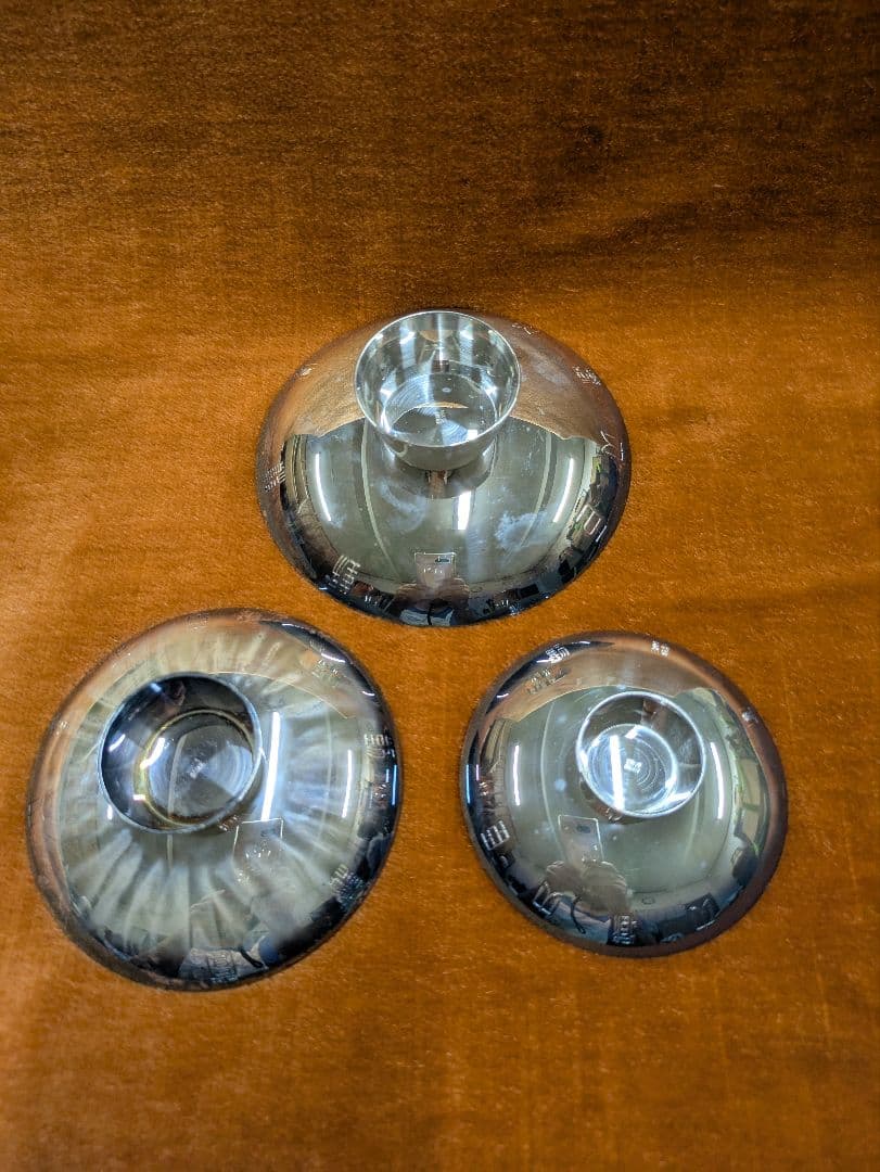 銀盃3点セット　大蔵大臣　勤續賞　造幣局製　SILVER