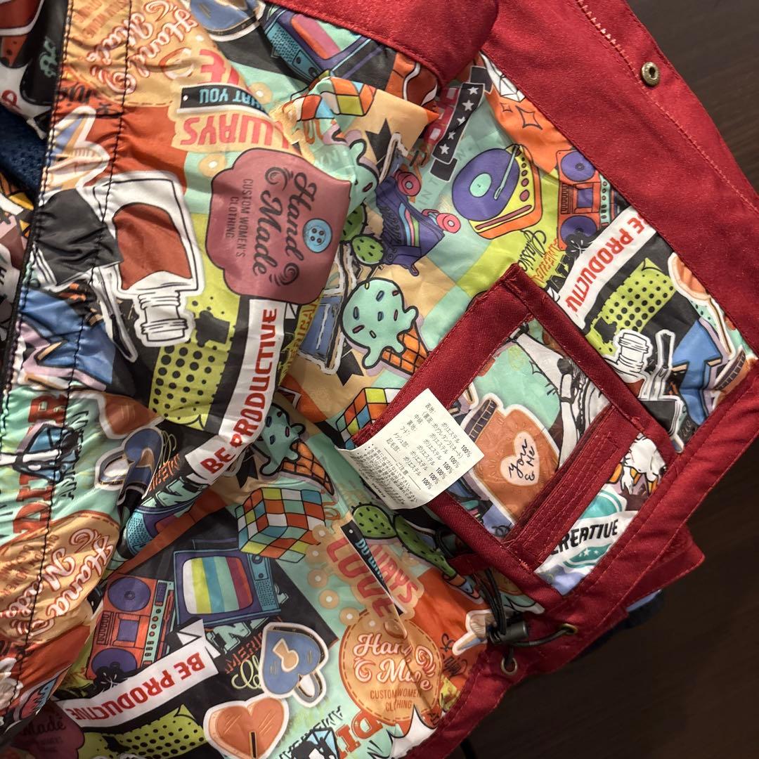 新品　ARG  スノーウェア M 上のみ