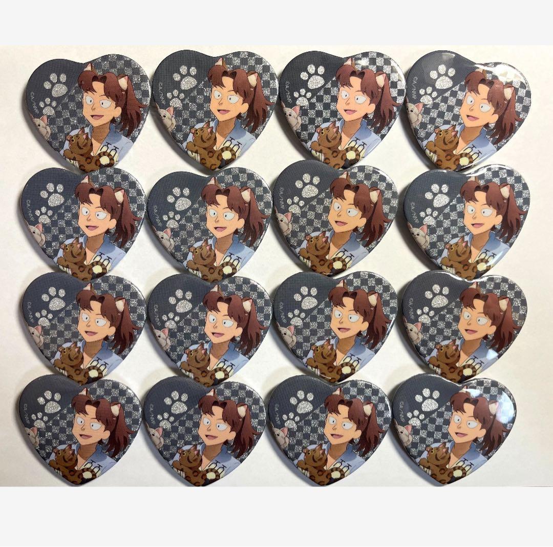 忍たま乱太郎 ナンジャタウン 山田利吉 ハート 缶バッジ 16個