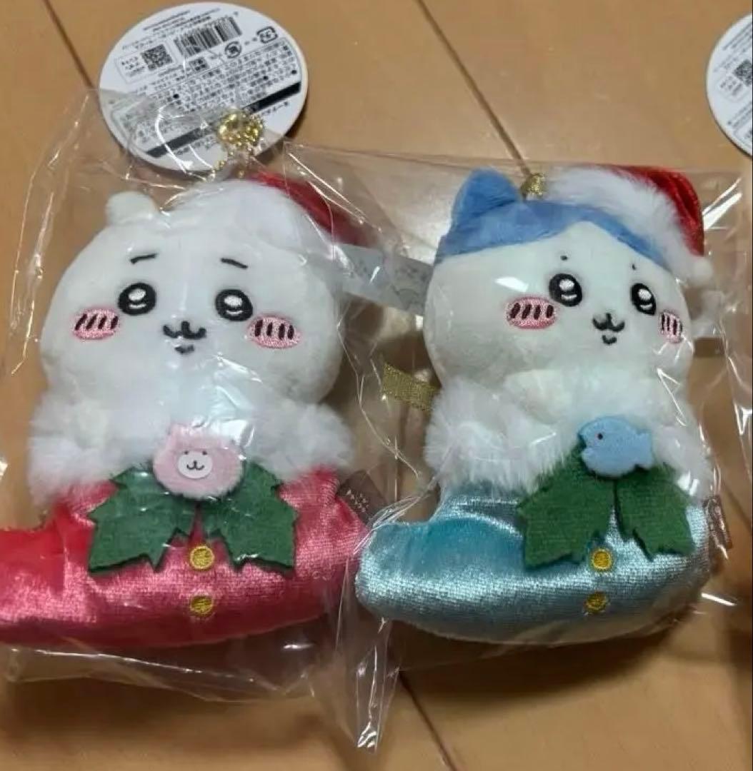 【ちいかわ】クリスマス ぬいぐるみ オーナメントにもなるマスコット