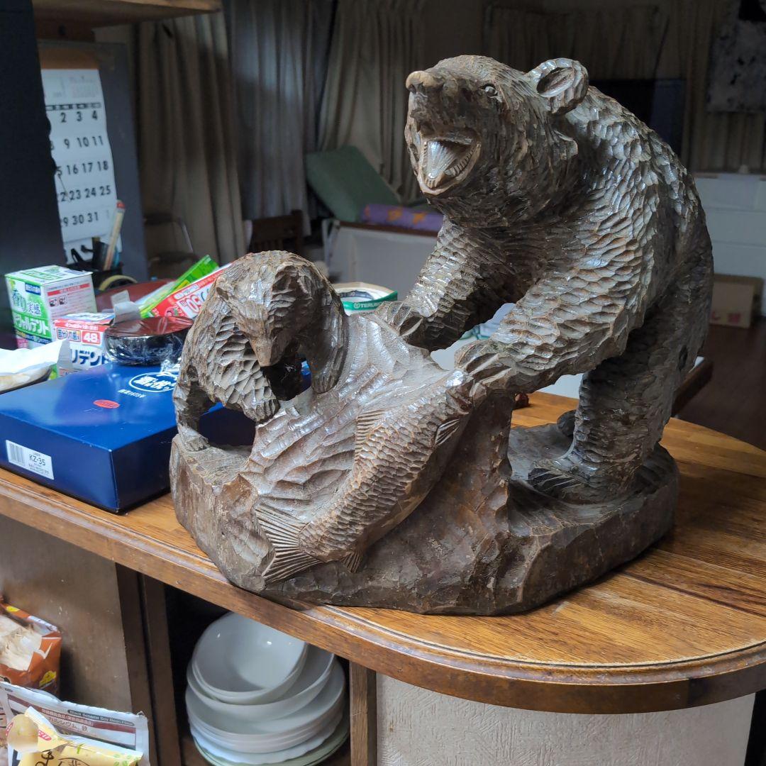 プロの方必見！熊の置き物