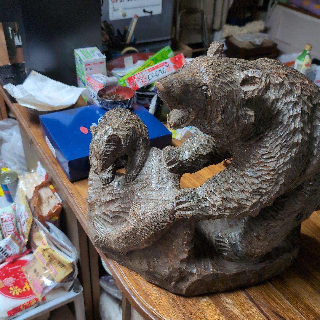 プロの方必見！熊の置き物