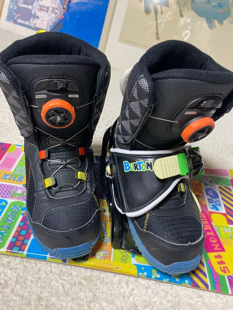 BURTON Chicklet スノーボード115cm バインセット中古