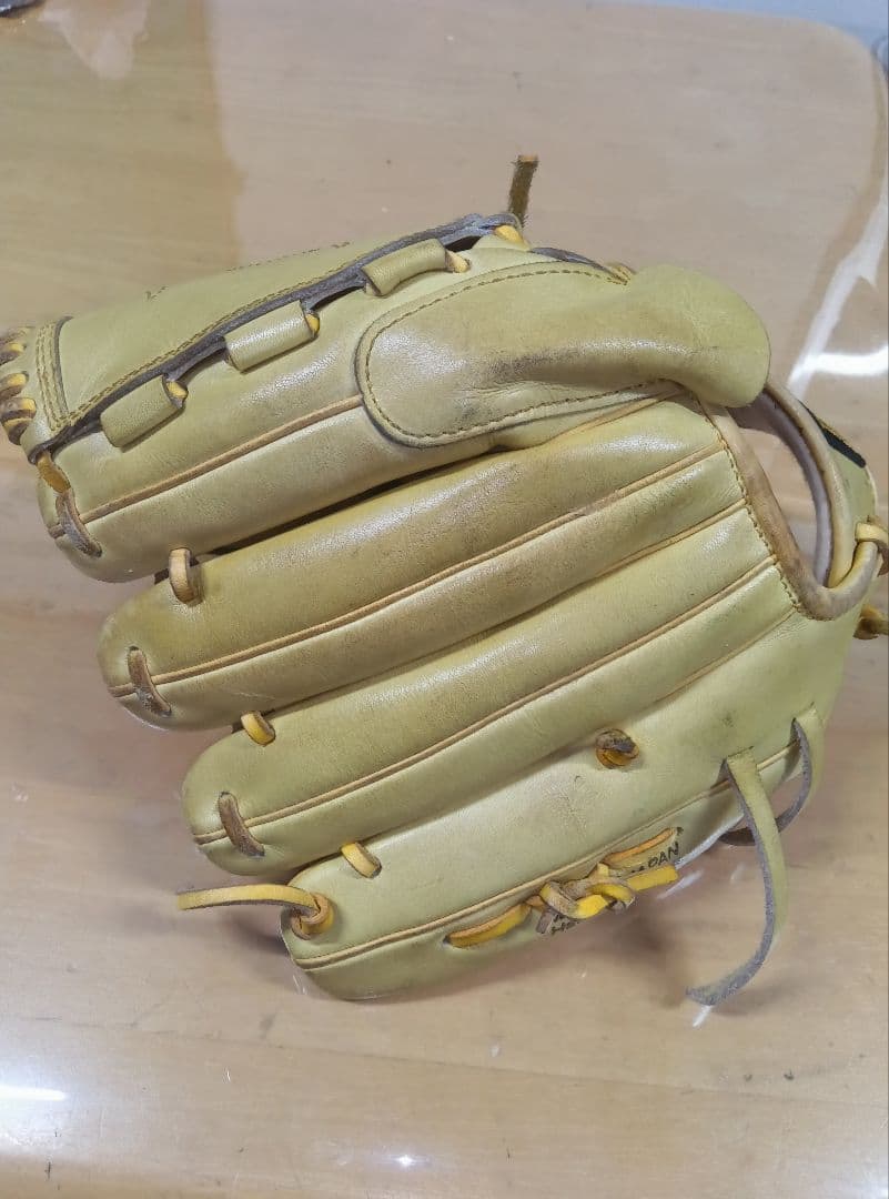 玉澤　硬式　投手用　グローブ　イエロー
