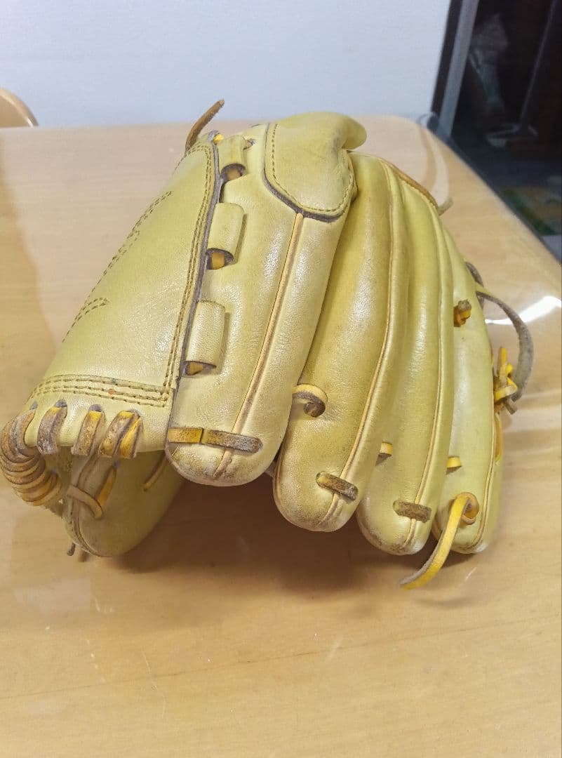 玉澤　硬式　投手用　グローブ　イエロー