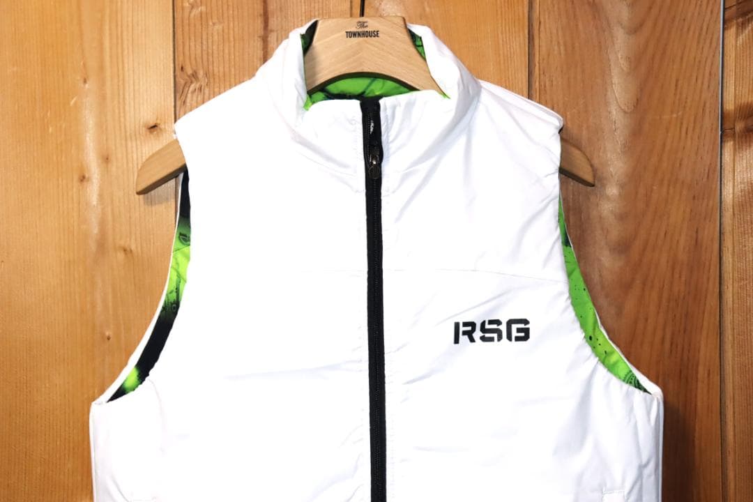 新品 Russeluno GOLF リバーシブル 中綿ベスト (4/M)　Ⓗ