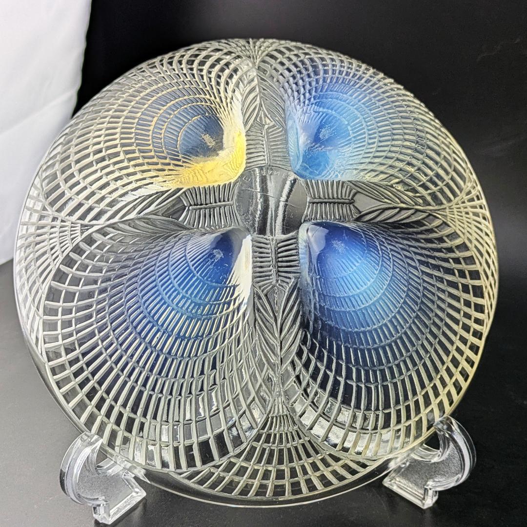 【光の表情】1924年ルネ・ラリック コキーユ 19㎝大鉢オパルセントアールデコ