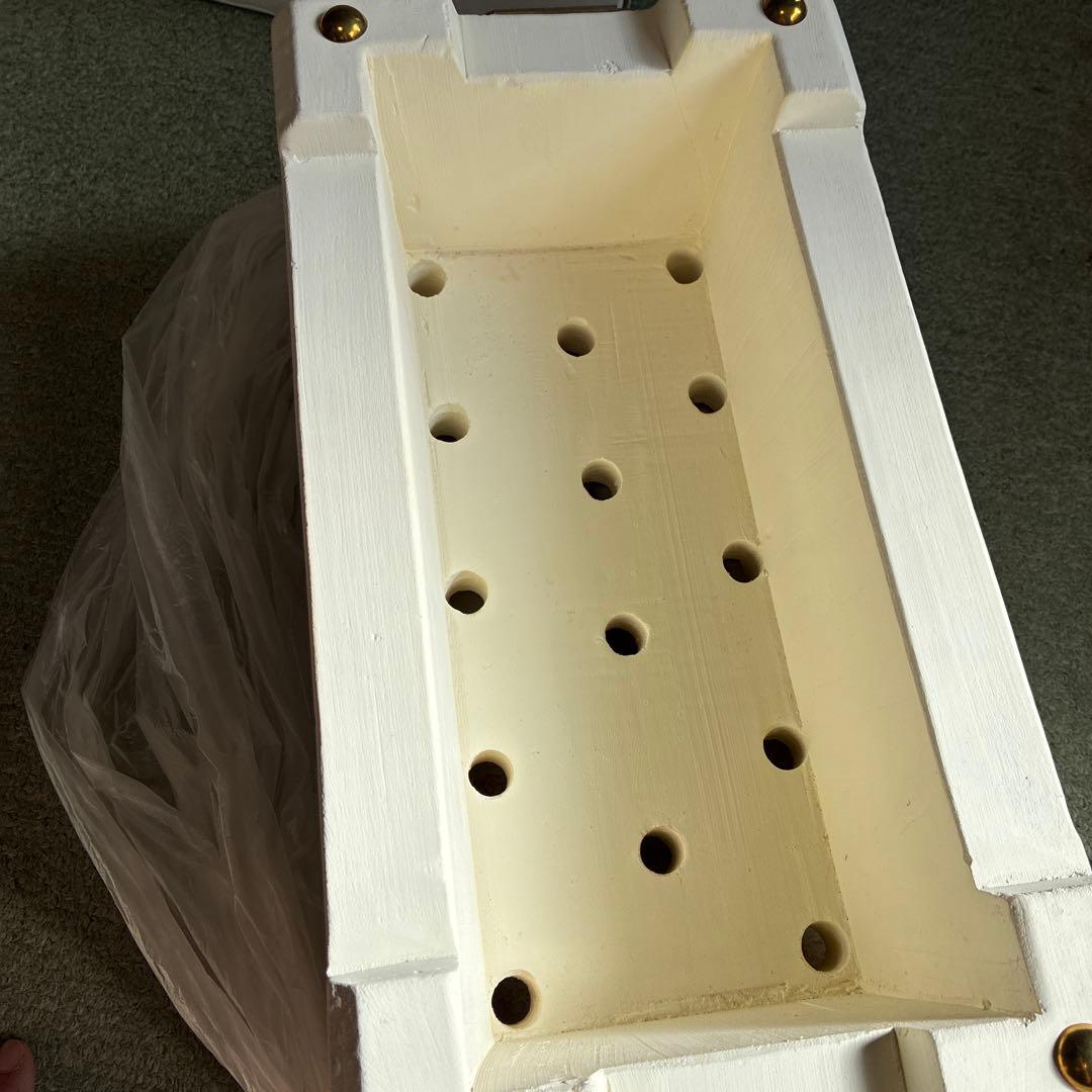 稀少 能登半島　天然珪藻土切り出し七輪 火鉢囲炉裏備長炭　真鍮　ステンレス鋼網