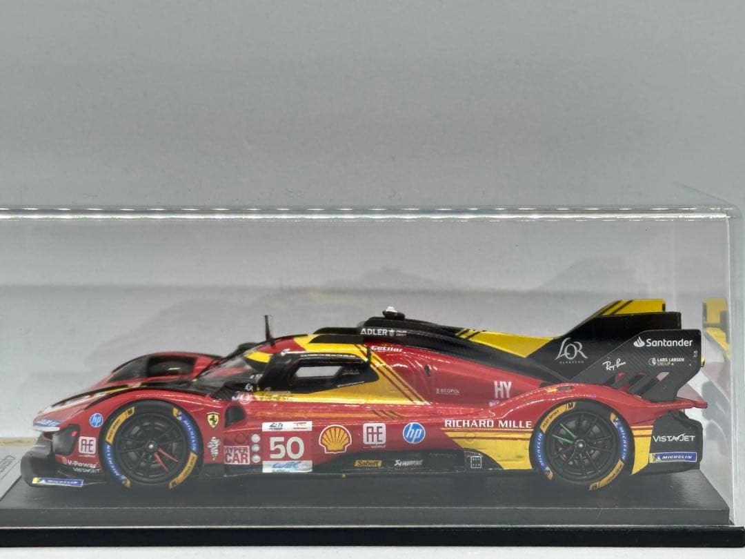 訳あり品 ルックスマート 1/43 フェラーリ 499P 2024 ルマン