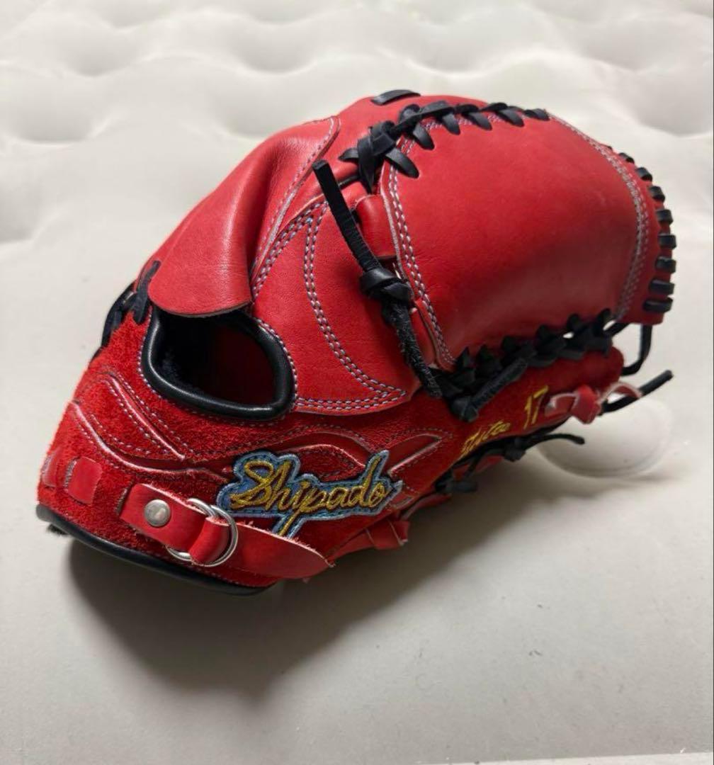 shipado シパド　硬式グローブ レッド