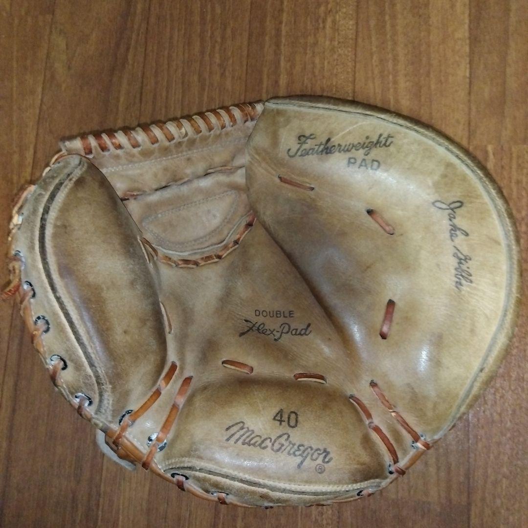 【ビンテージ レア】1960年代 MacGregor キャッチャーミット レザー