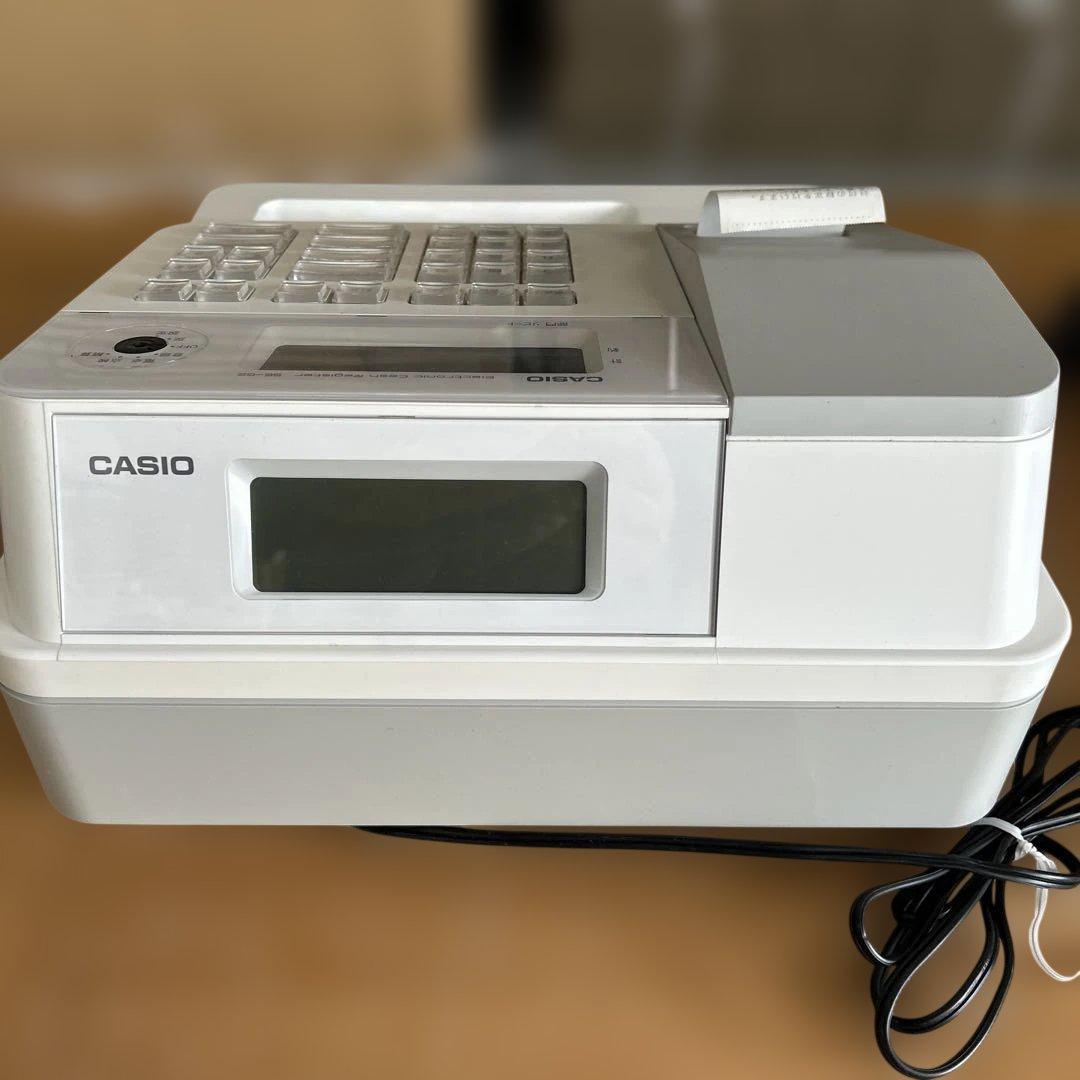 HRK09【程度良好】CASIO 電子レジスター　SE-G2-WE