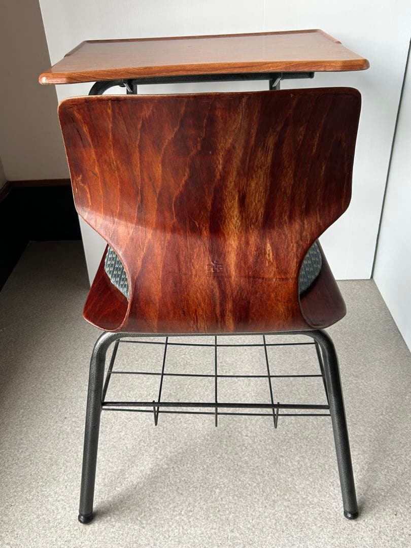 ドイツ　ヴィンテージ　FLOTOTTOフロトット デスク&チェア　学校　机　椅子