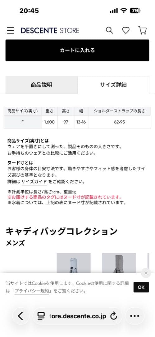 フ*ゴ様 DESCENTE デサント 自立式 クラブケース