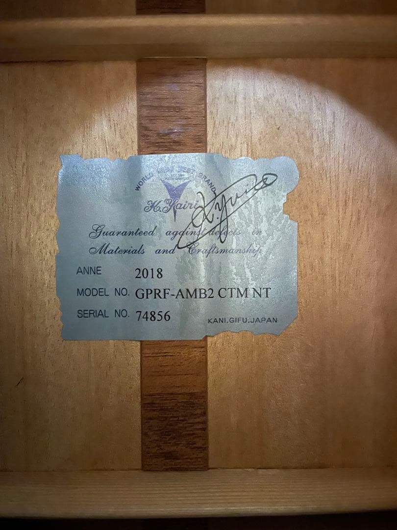 【値下げ中】k.yairi GPRF-AMB2 CTM